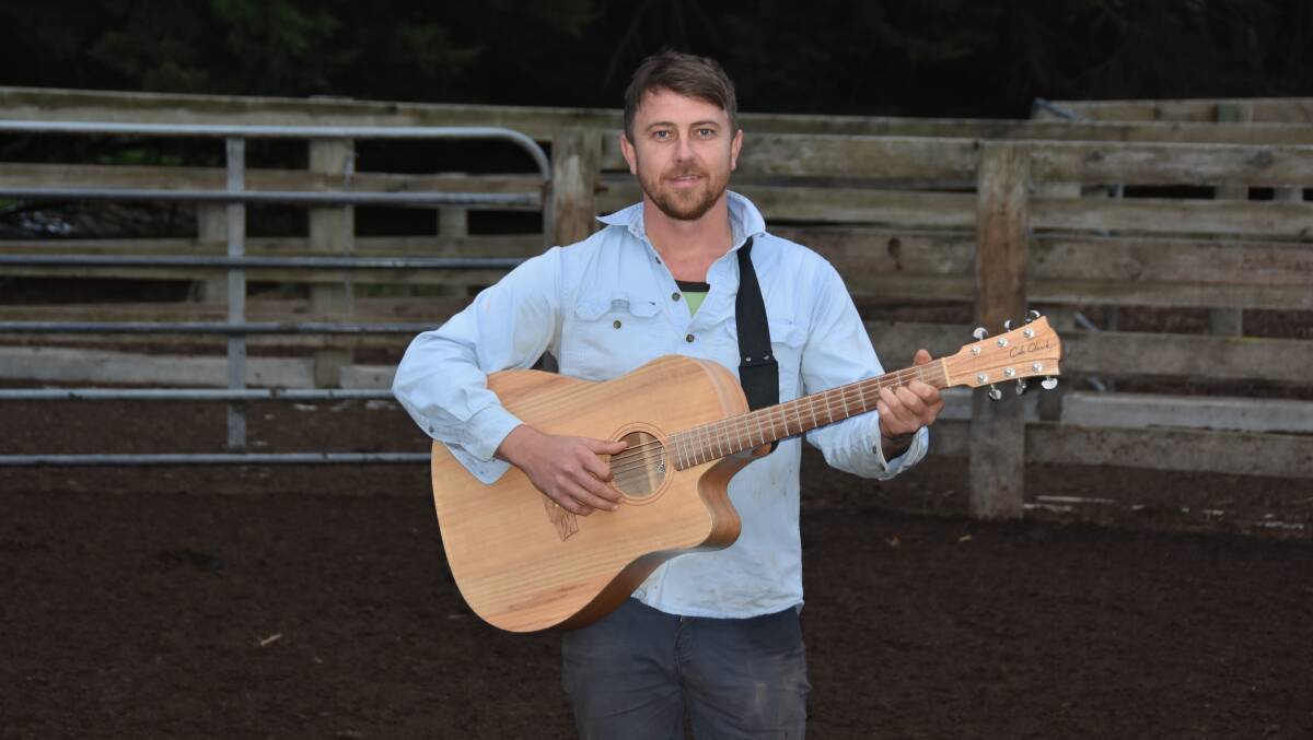 FINDING HIS VOICE: Passionate musician and cattle procurement manager Jesse Rudman, Warrnambool, has been picked to be on Guy Sebastian's team on The Voice.