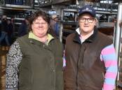 STORE MARKET: Marj and Laura Hickey, Messmate, Timboon who were selling a number of heifers were very happy with the turnout for the sales today.