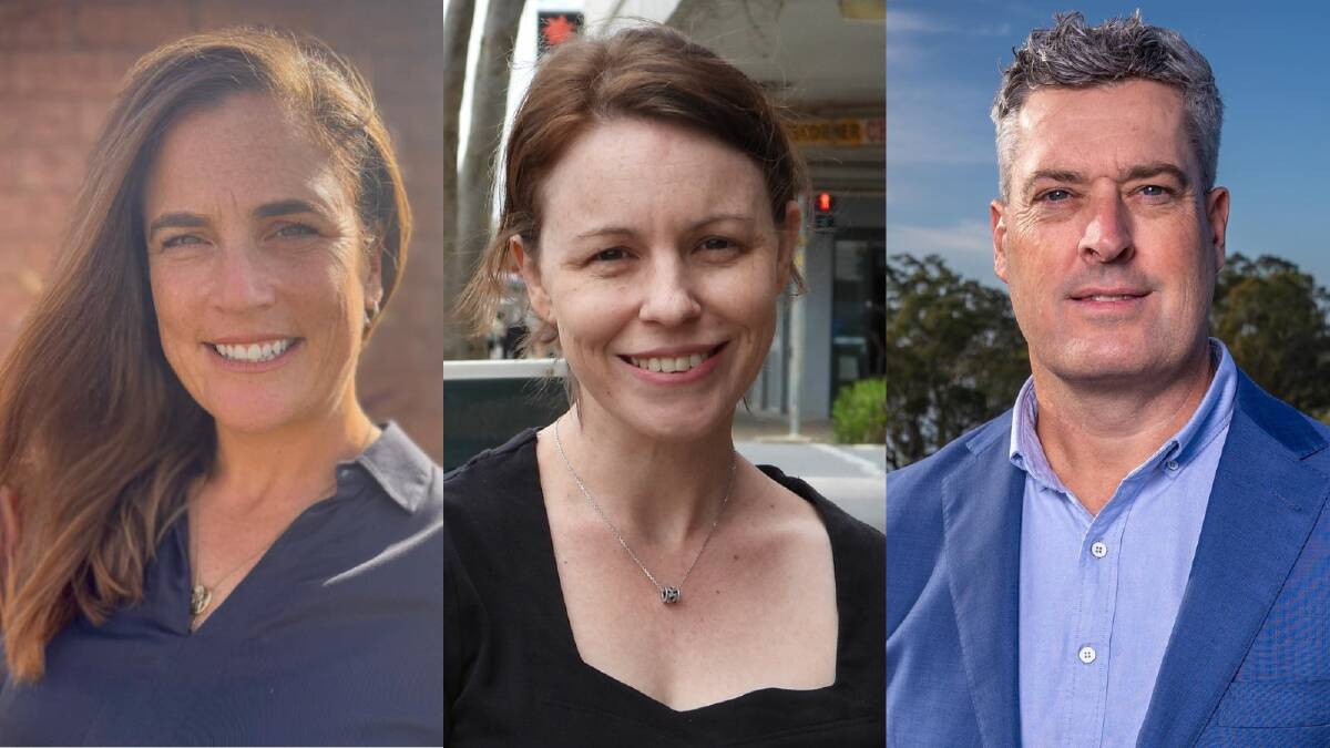 Candidates standing in the seat of Mildura, from left, The National's Jade Bedham, independant Ali Cupper and the Liberal's Paul Matheson.