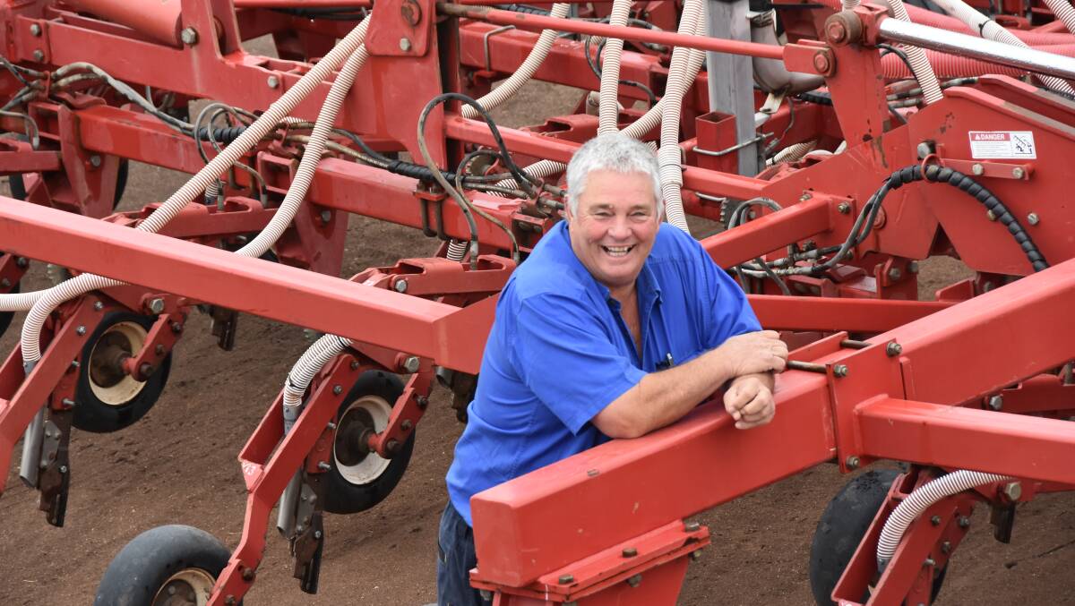 RAIN WELCOME: Craig Henderson, who runs a number of farms in the Wimmera, says the recent rain is welcome, but will give a tight timeframe for sowing.