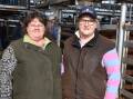 VENDOR: Marj and Laura Hickey, Messmate, Timboon who were selling a number of heifers were very happy with the turnout for the sales today.