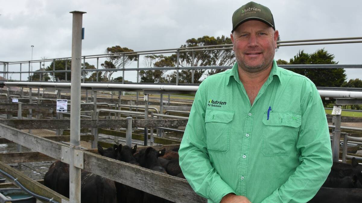 Nutrien Warrnambool's Kieran Johnstone has urged south west farmers to write to the local councillors ahead of a vote that could determine the future of Warrnambool's saleyards. Picture by Philippe Perez