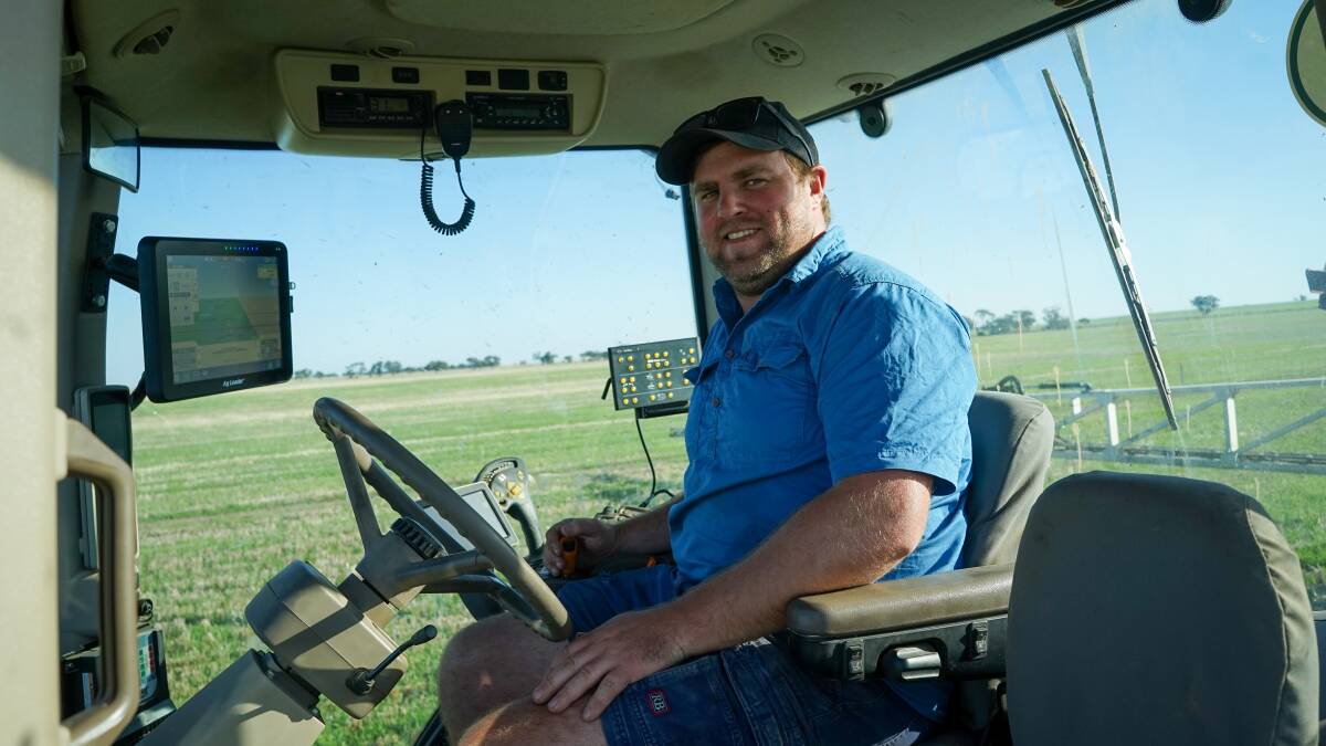 Netherby farmer Shannon Launer is sowing canola this week for the first time in 20 years on the family farm. Picture by Rachel Simmonds