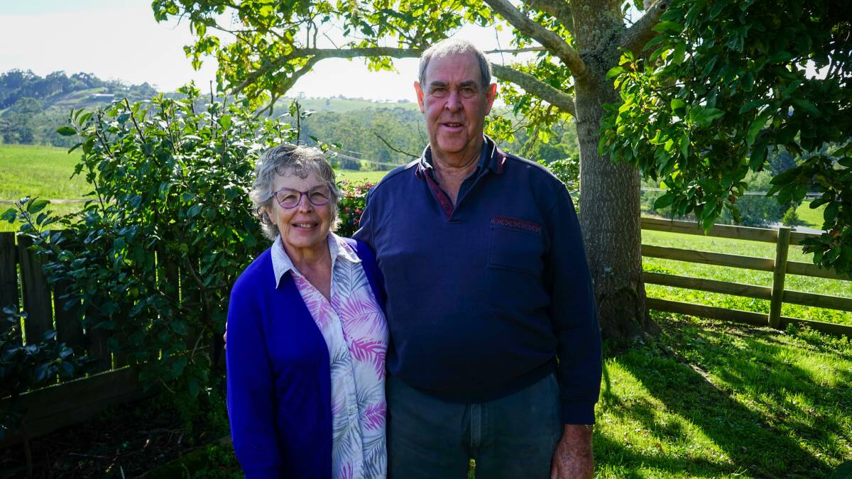 Jenny and Jim Watson, Poowong, were dairy farmers for 60 years before deciding to move into beef farming. Picture by Rachel Simmonds