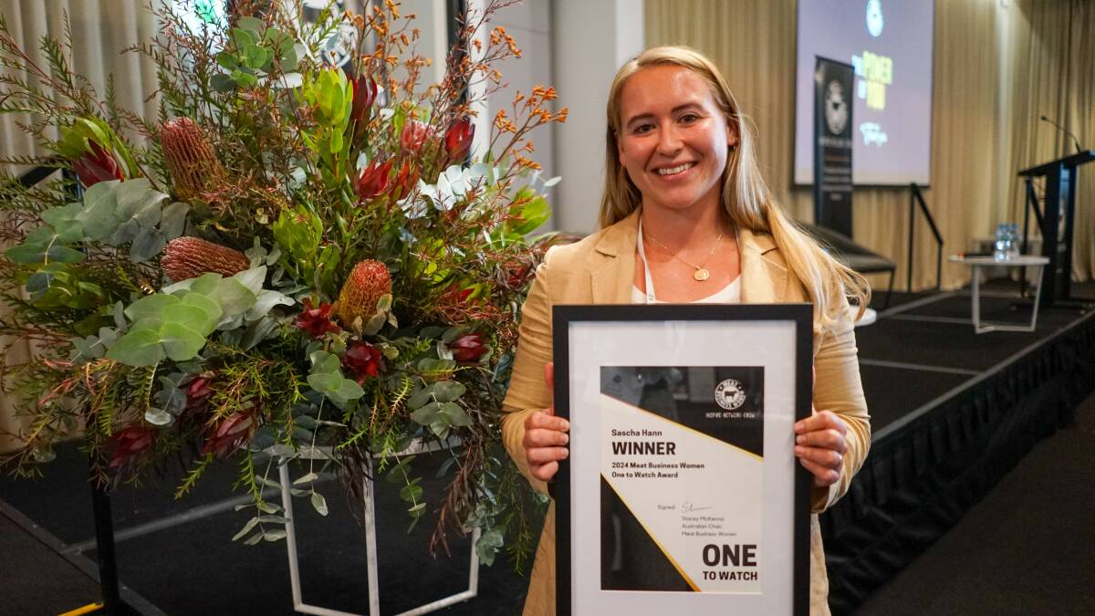 Coles production manager Sascha Hann is the One to Watch award's first winner, announced at this year's annual conference at Essendon Fields. Picture by Rachel Simmonds