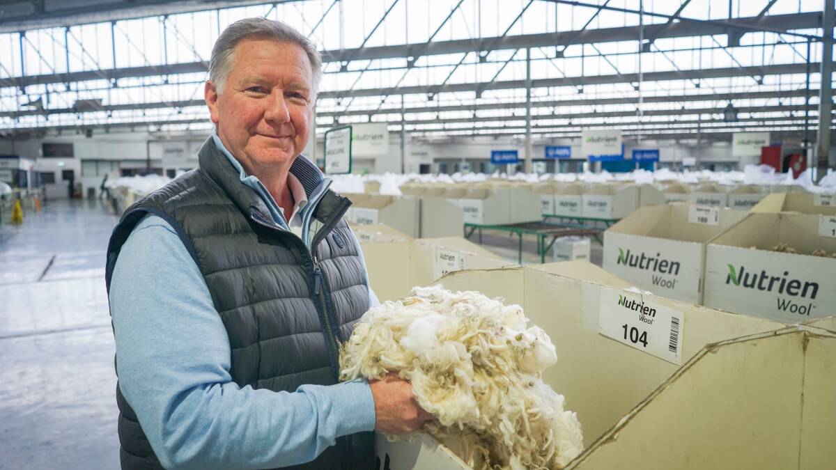 G Schneider Australia wool exporter Mark Symes says key market signals from high-end, high-fashion processors included traceability and sustainability. Picture by Rachel Simmonds