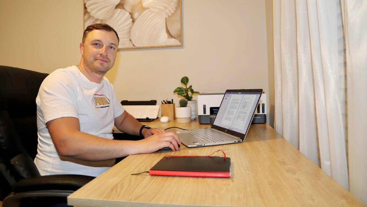 Oleksandr Lysov, Warrnambool, hopes to complete further studies to become a financial advisor to dairy operations. Picture supplied