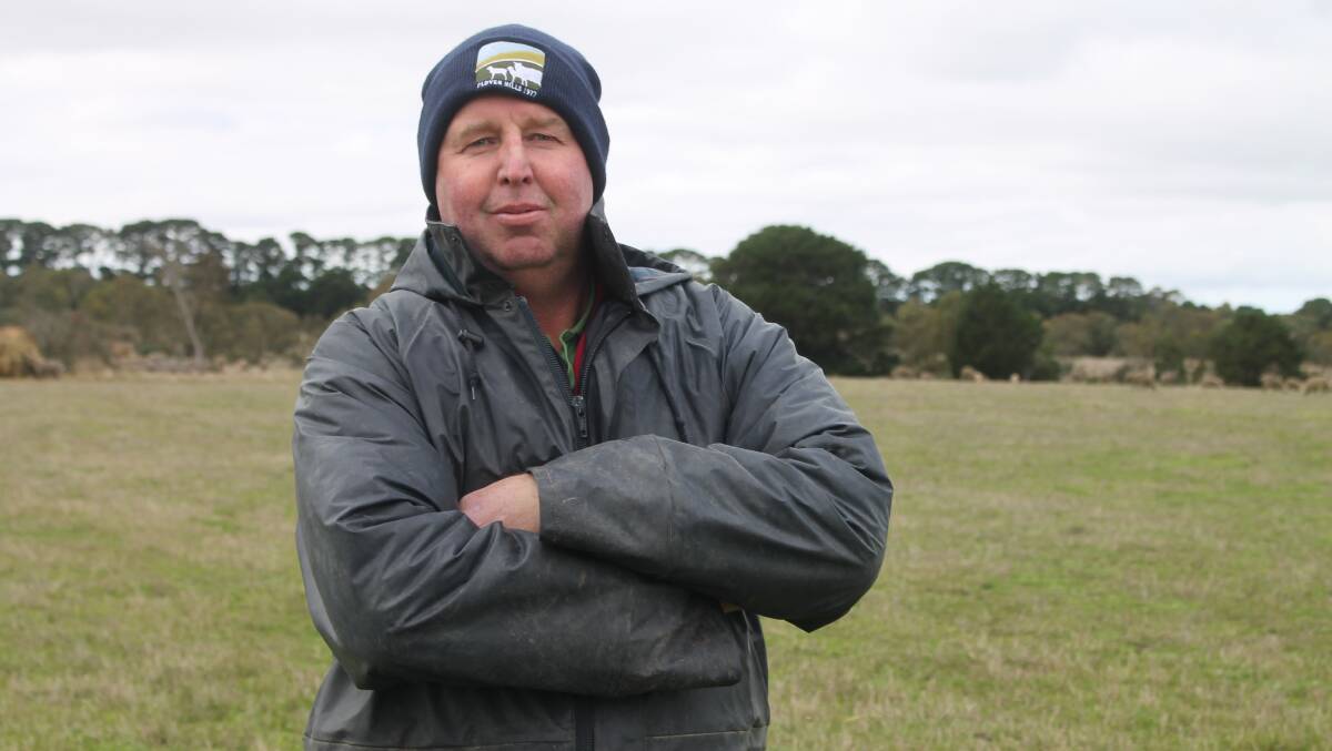 Victorian Farmers Federation Livestock Group president and Fiskville sheep producer Scott Young has condemned his council's rate rise in its 2023-24 draft budget. Picture by Philippe Perez