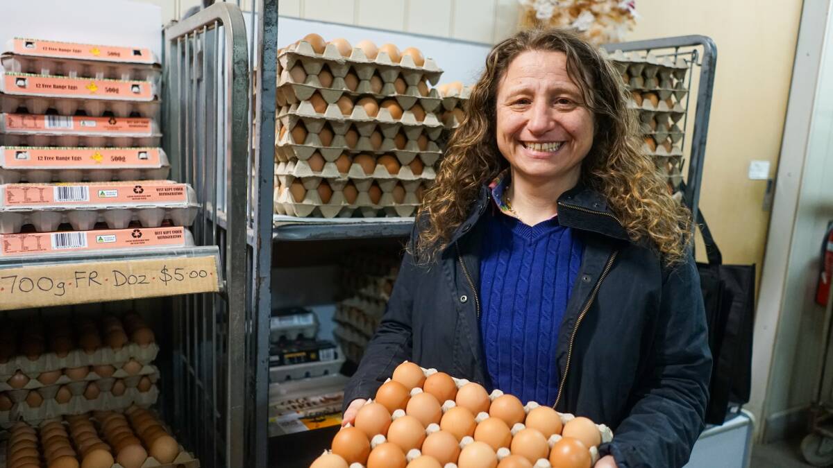 Somerville Egg Farm manager Linda Larkins, Moorooduc, says they will maintain their cage egg flock. Picture by Rachel Simmonds