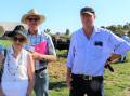 The Wave Hills Partnership team, who sold the top-priced pen at the Te Mania Angus female sale, Pam Robertson, Ian Robertson and Devan Robertson. Picture supplied