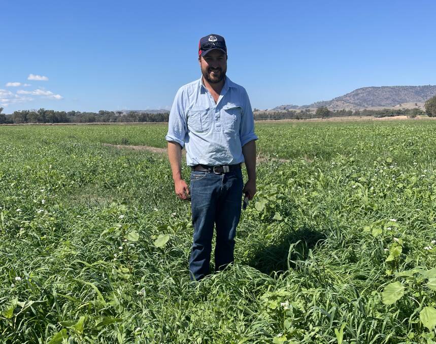 Allanvale farm manager Callum Lawson, Avenel, hopes to help broaden the VicNoTill group's agricultural reach. Picture supplied 