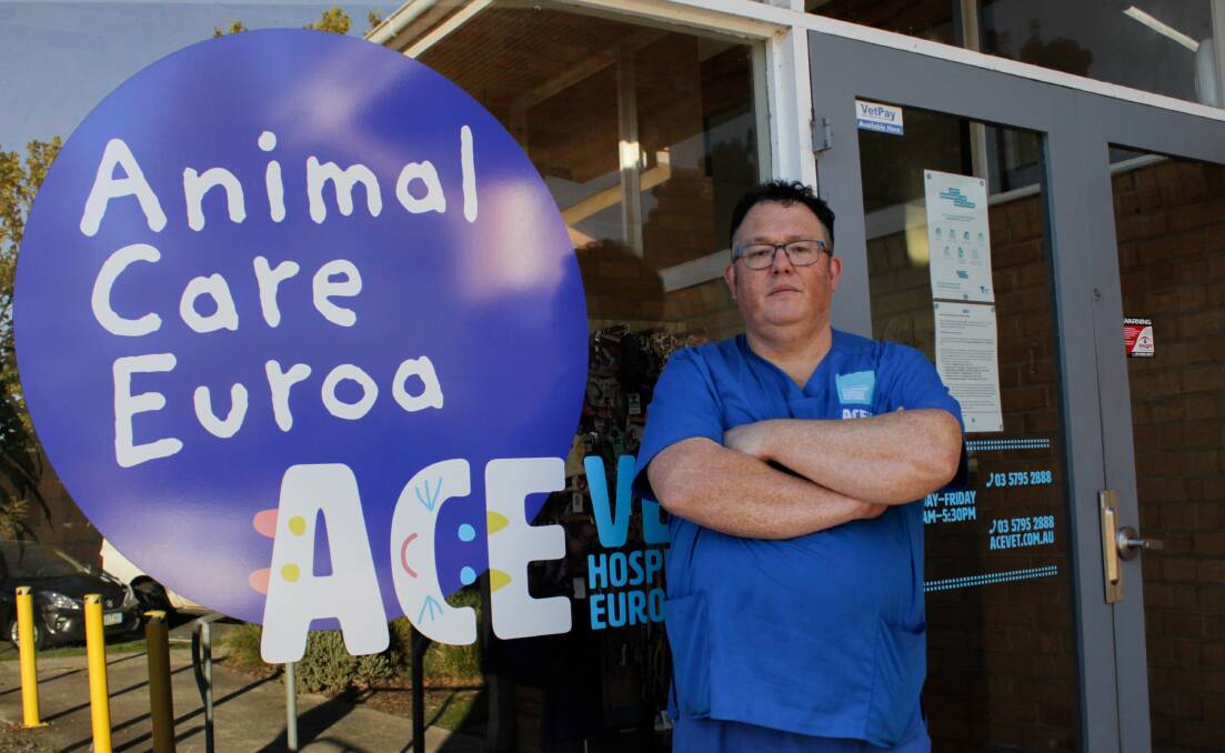 Ace Vet Hospital director Andrew Jacotine who has been trying to find veterinarian staff for over two years, says the industry is collapsing. Picture by Holly McGuinness 
