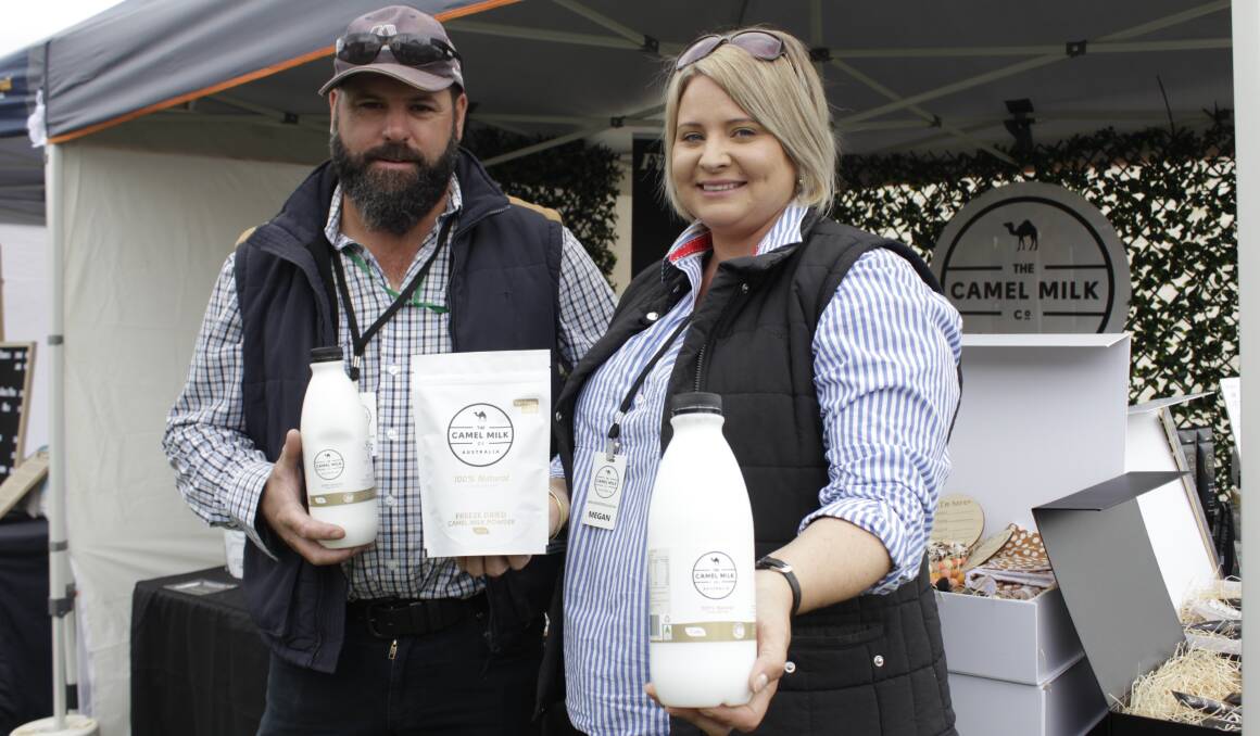 Megan and Chris Williams, Kyabram, established Camel Milk Co Australia in 2014, and have since expanded their dairy-based products into a skin-care line and overseas exports.