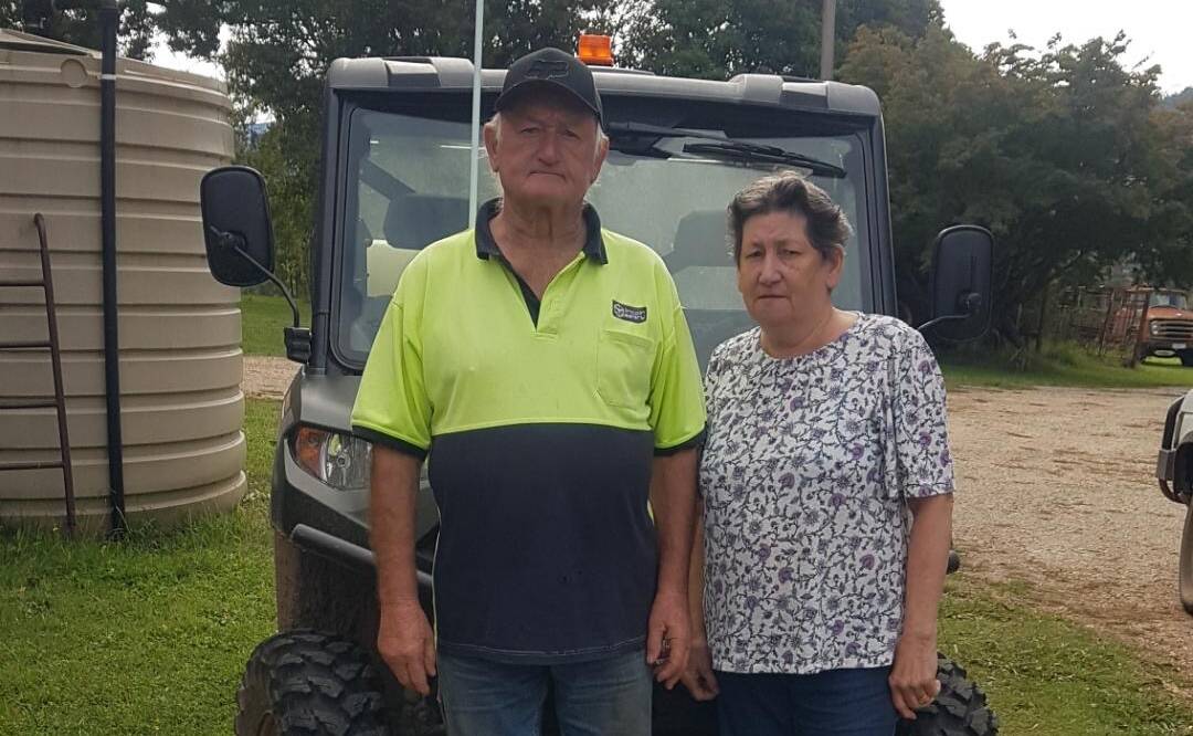 Erskdale beef farmers John and Judy Peters. Picture supplied