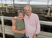 Marie and David Trigg, Woodleigh, sold 27 Angus steers, 10-12 months, at Leongatha’s fortnightly site sale.