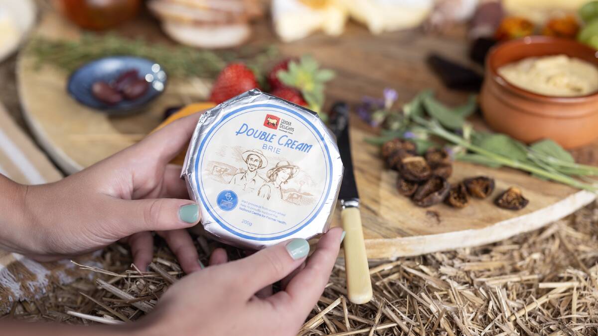 The 'Double Cream Brie' has been developed as part of a new partnership between the National Centre of Farmer Health (NCFH) and Udder Delights. Picture supplied