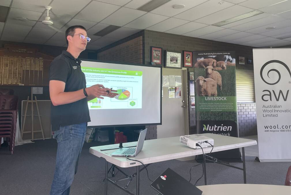 Nutrien Ag Solutions sustainability field officer Callam Unger. Picture by Barry Murphy 