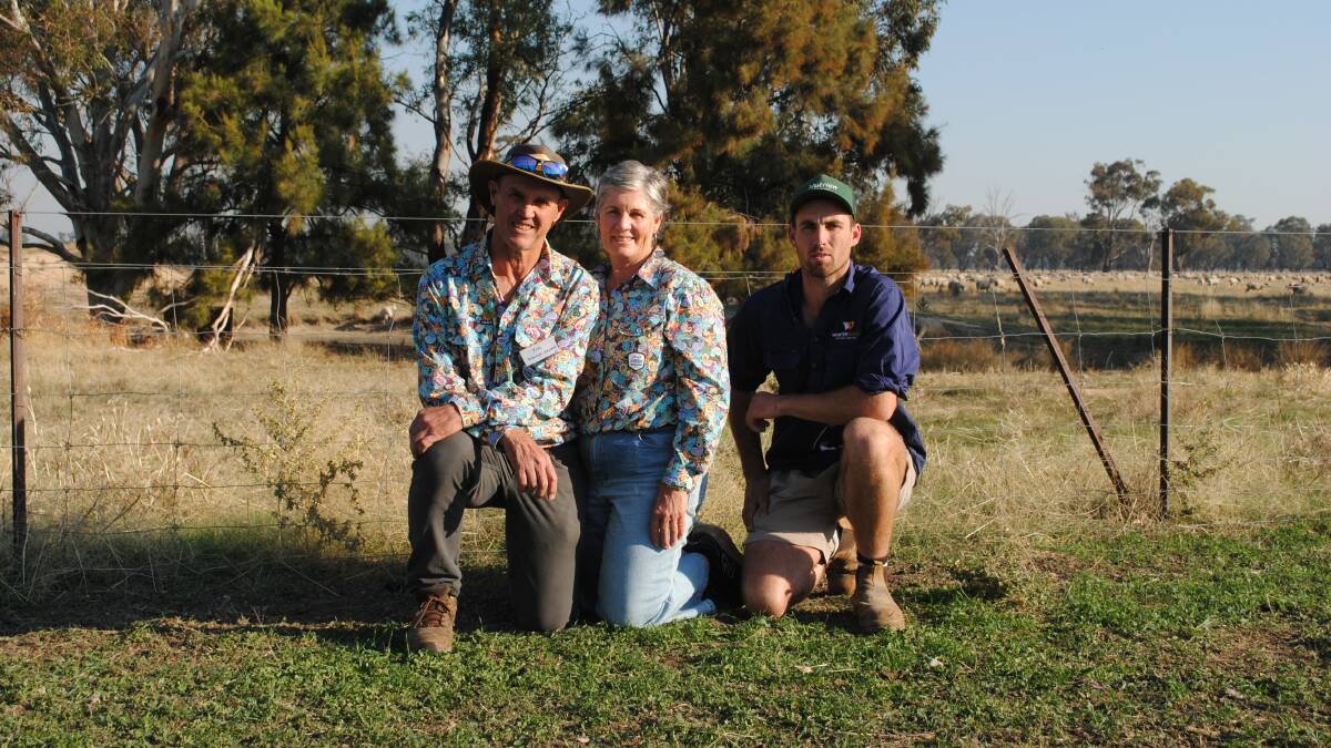 Jim, Donna and Zac Winter-Irving, Nagambie. Picture by Barry Murphy 