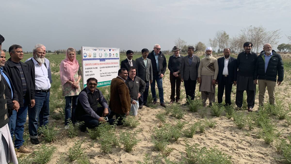 FARM VISIT: A group of Australian farmers, researchers and agronomists recently travelled to Pakistan as part of an Australian Centre for International Agricultural Research project. Photo: Chris Blanchard