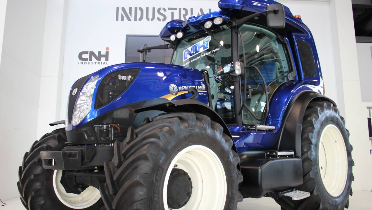 HYDROGEN FUEL: The New Holland NH Drive is a working prototype hydrogen fuelled tractor, designed by CNH Industrial. 