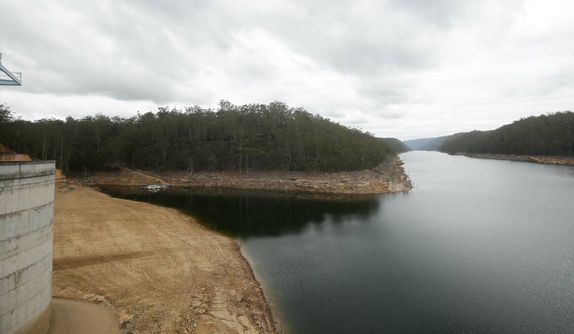Water levels at Warragamba Dam are falling as drought conditions get worse in NSW.