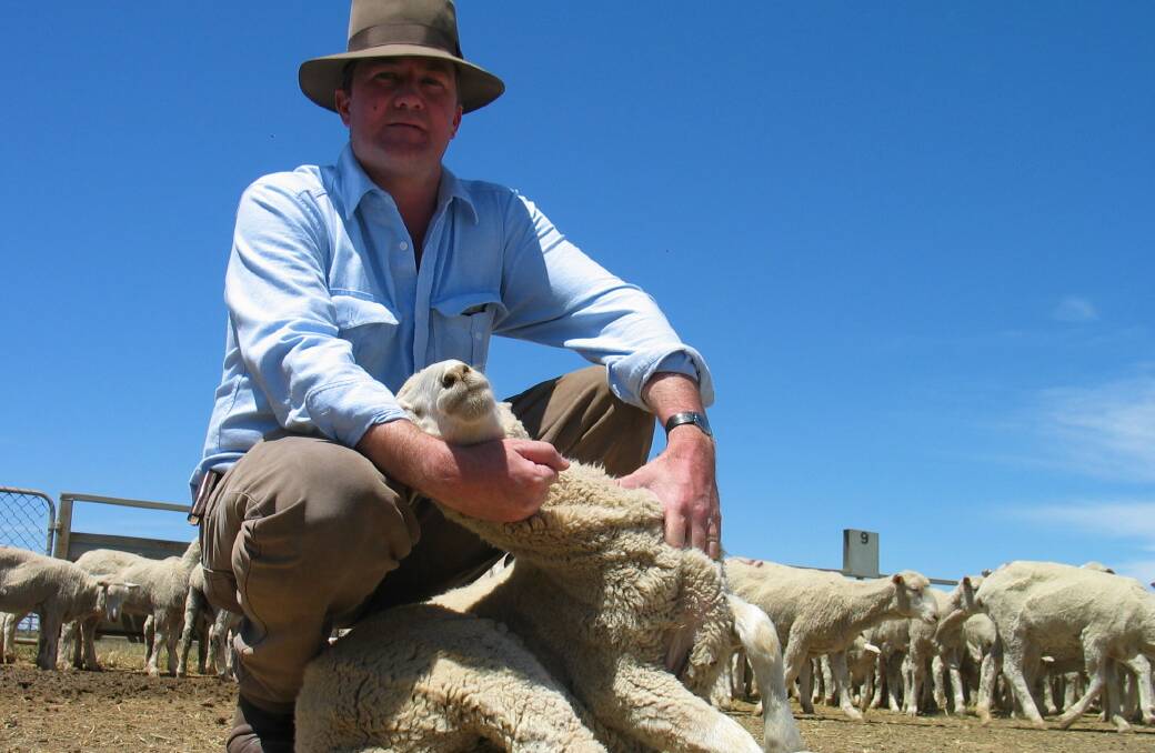 Flashback to 2004. Ben Barlow the south western NSW pastoralist and banker at Ulonga, Hay.
