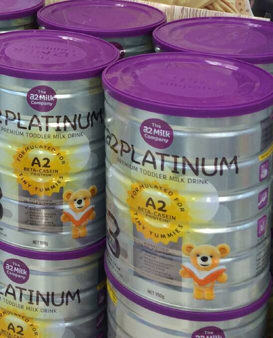 Market leading infant formula brand A2 Platinum