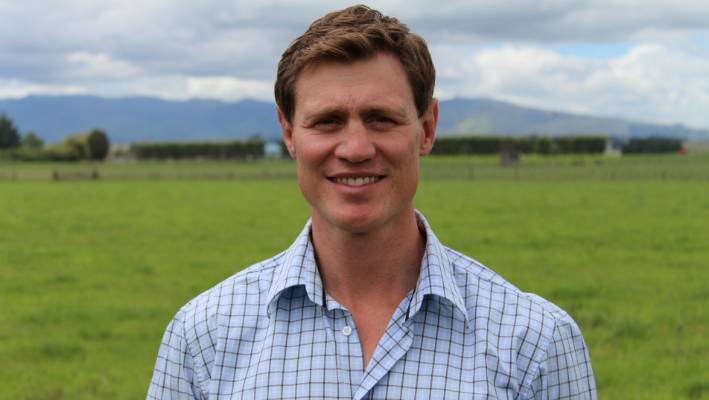 New Zealand North Island dairy farmer, Mat Hocken.