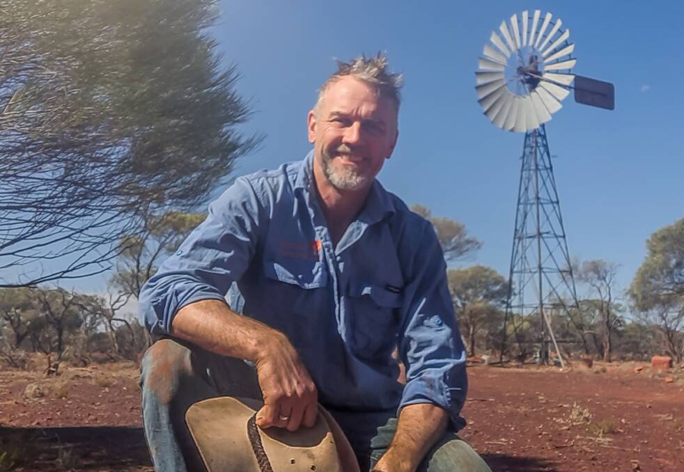 Forever Wild's chief executive officer, Fiachra Kearney, at Narndee, Mount Magnet, West Australia.