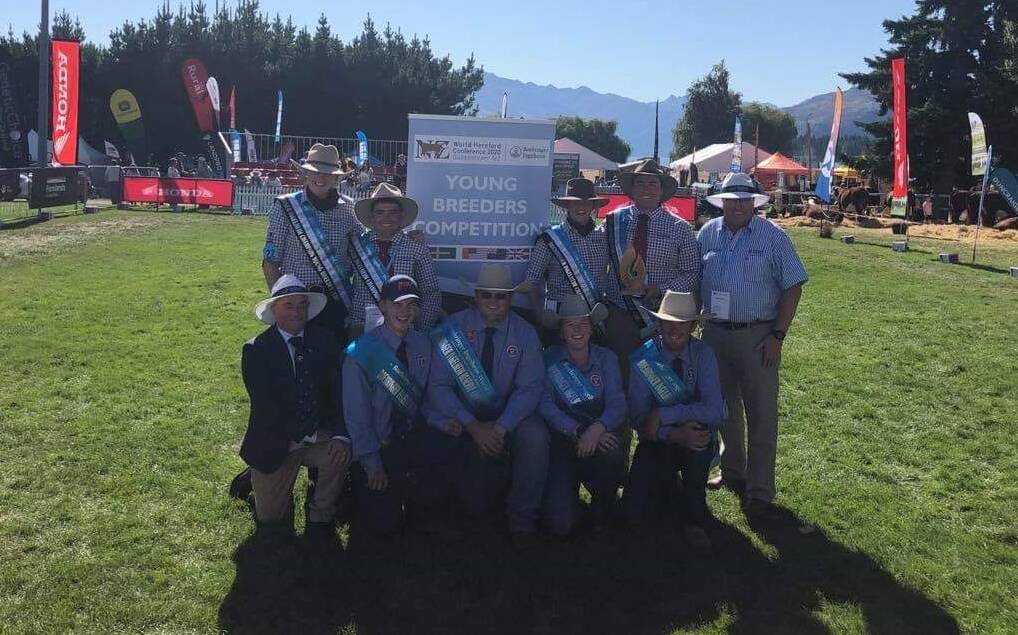 New Zealand Hereford Youth were the overall champions and the Australian red team was reserve. Photo: Facebook