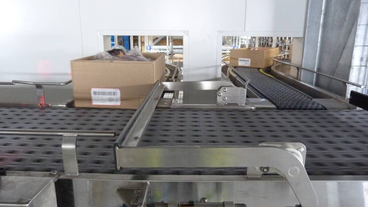 Automated carton conveyor and drafting system