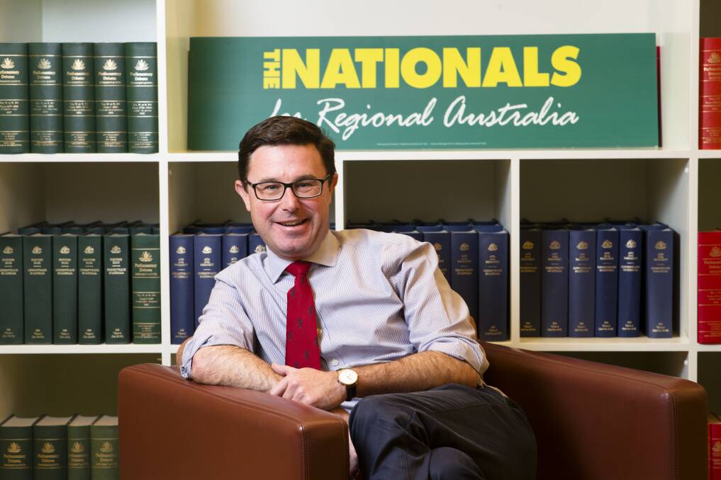 Nationals leader David Littleproud wants the party to re-engage with rural women and young people. Picture by Keegan Carroll.