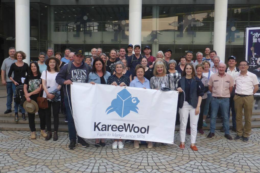 KareeWool is hosting 42 wool growers in China this week to examine the fundamentals of the dramatic wool market situation. 