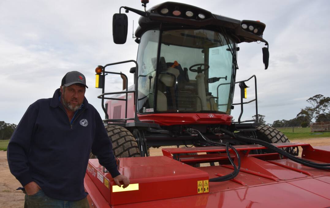 CRUNCH TIME: Binnum Farm Enterprises hay contractor Jeremy Boddington is hopeful a national ag worker movement code could minimise disruptions to his work this spring.