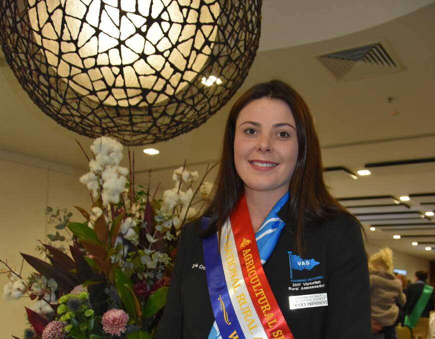 WINNER: Sophie Crooke is the first Victorian to be crowned National Rural Ambassador.