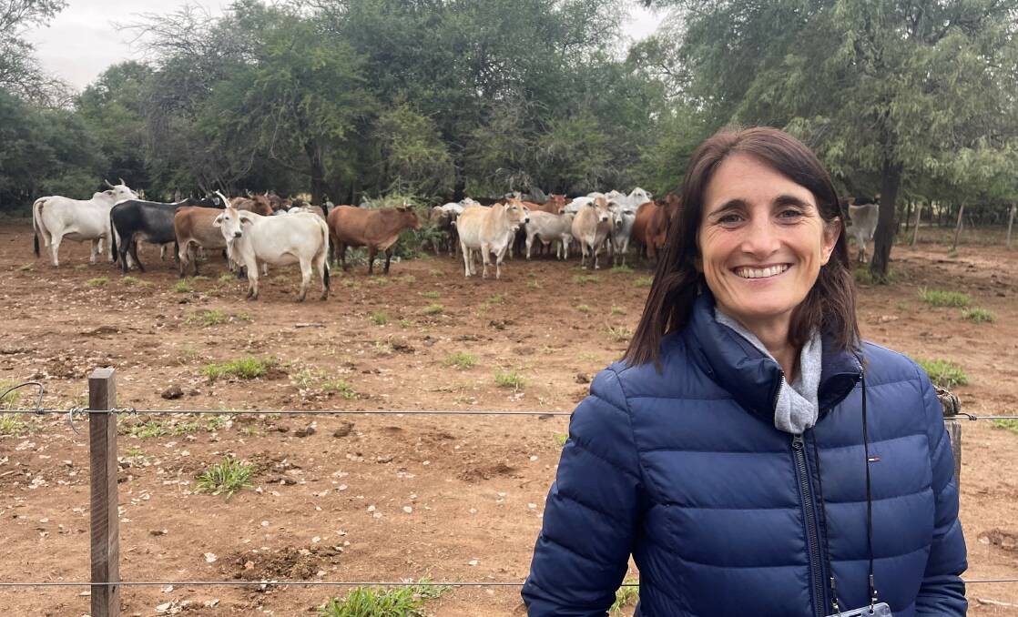 The regional director for South America for the Global Roundtable for Sustainable Beef, Josefina Eisele, from Argentina.