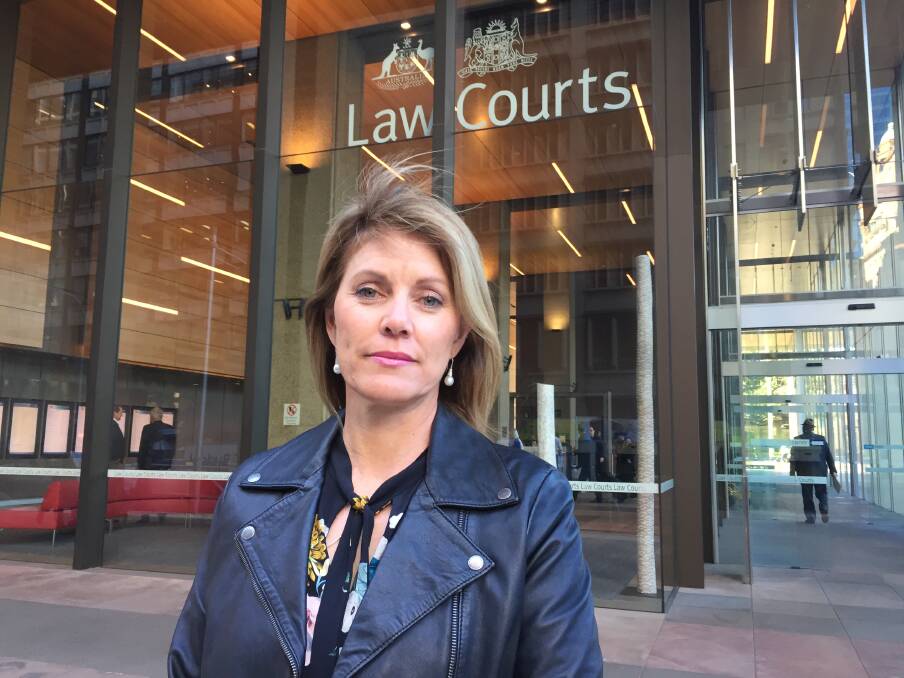 DAY IN COURT: Facilitator of the class action former Northern Territory Cattlemen’s Association boss Tracey Hayes at the Federal Court in Sydney.
