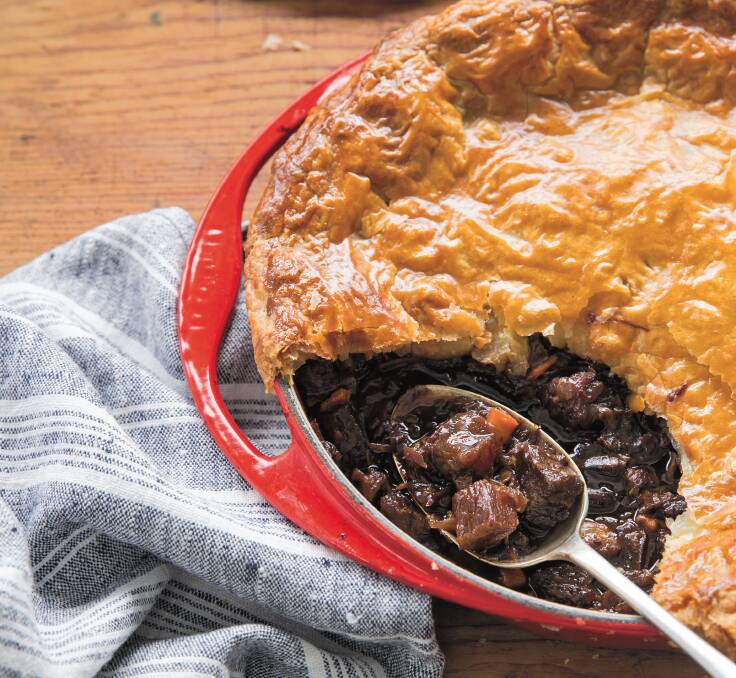 Beef cheek pie: good on so many levels. 
