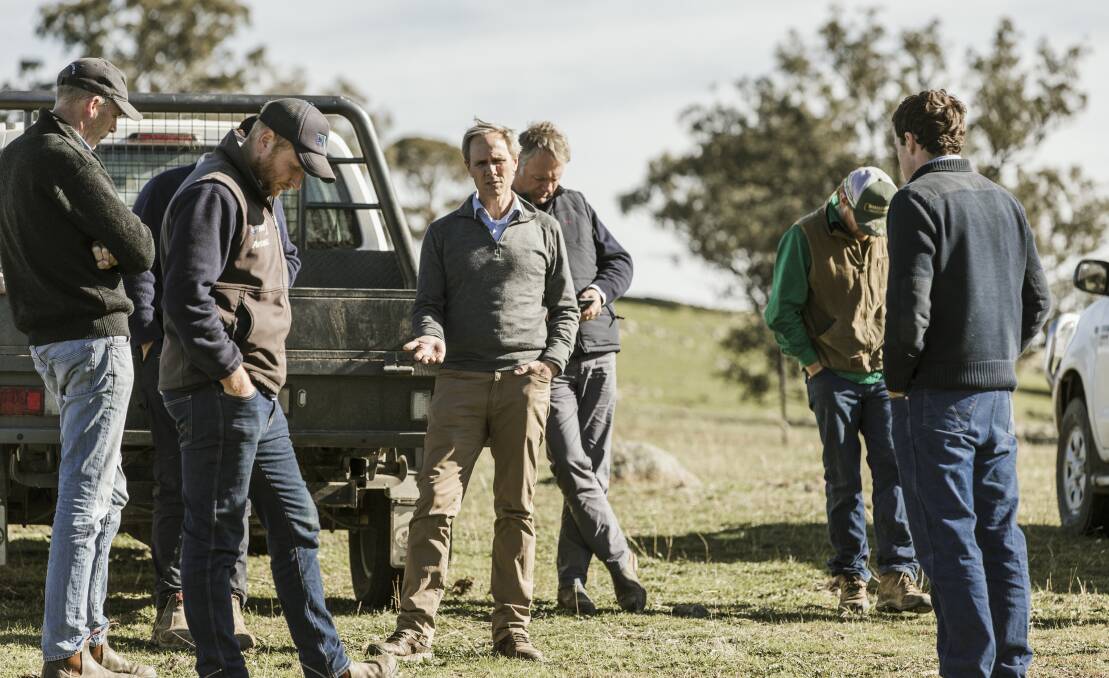WEIGHING IT UP: Farm business consultant John Francis, Agrista, talks leasing or buying with producers.