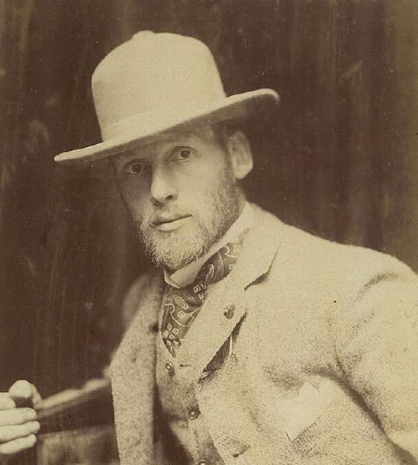 VIEW: Artist Tom Roberts. Photo by State Library of New South Wales.