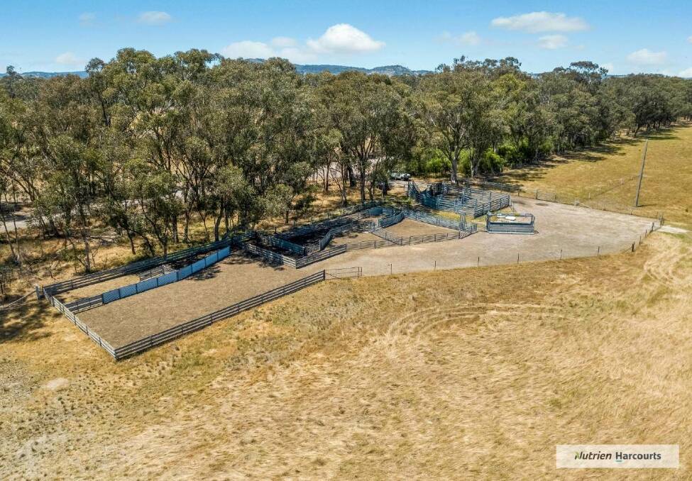 Just off the Hume Freeway, with good stock infrastructure and lots of land here at Locksley. Pictures and video from Nutrien Harcourts.
