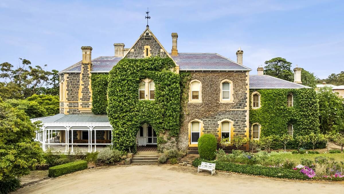 Greystones is remarkable because the mansion is not only in terrific condition after almost 150 years but the 10,000 acre farm has remained largely intact. Pictures from Colliers