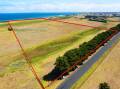 The 23 hectare farm block on the edge of Bass Strait is for sale near Portland. Pictures: Charles Stewart. 