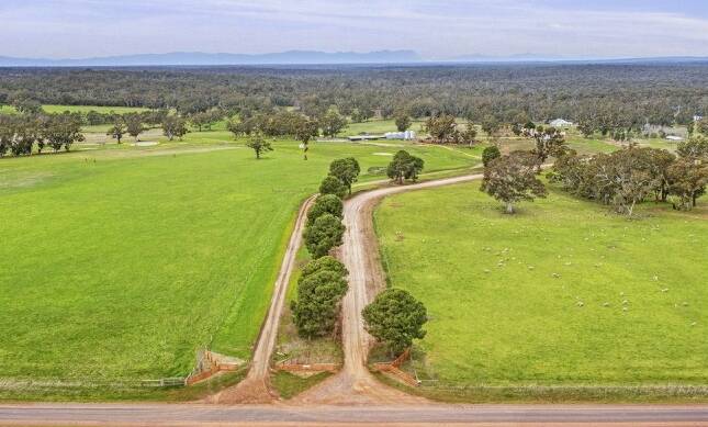 With the Grampians in the background, historic Rocklands is on the market. Pictures: Charles Stewart Co.