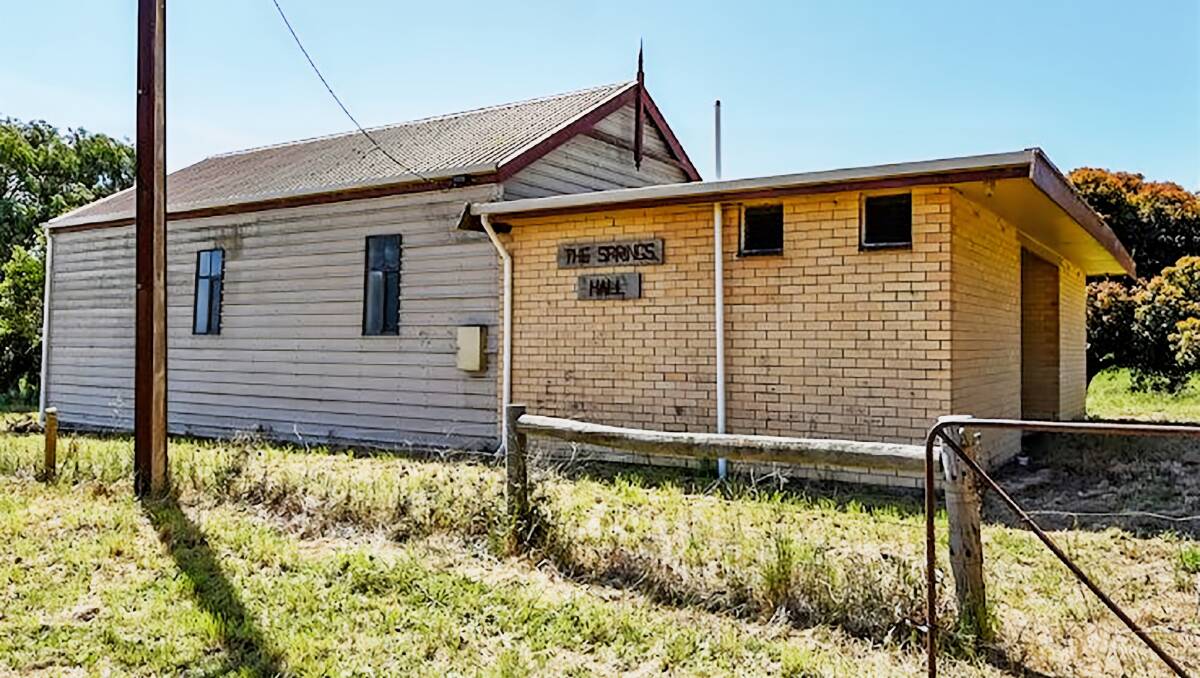 The Springs Hall is for sale just outside Mount Gambier.