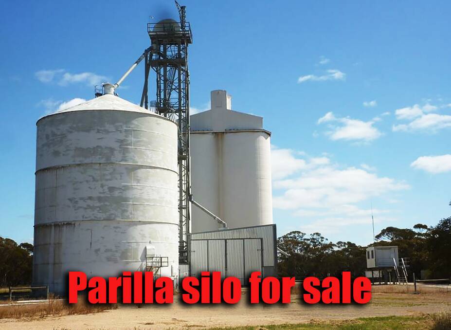 Viterra's disposal of the grain receival facility at Parilla might be an opportunity for some to solve their storage problems.