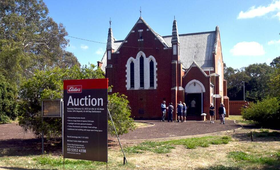 The Glenthompson church sold at auction last year.