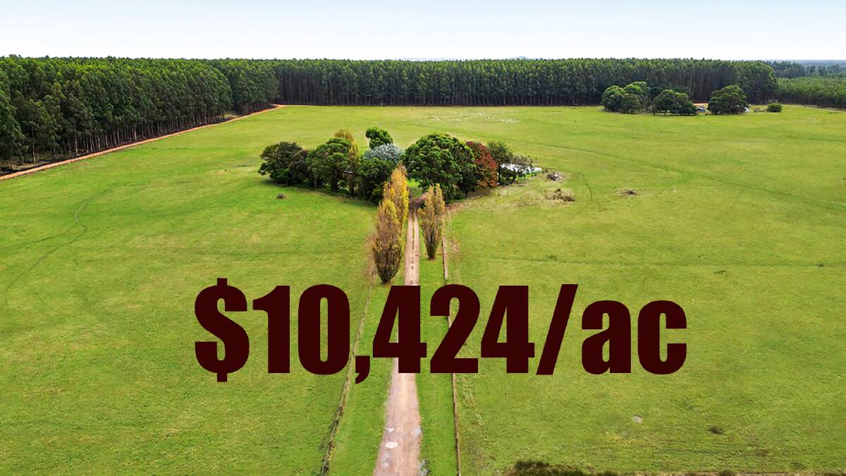 Some top prices are still being paid for surplus farming land around the state this "farmlet" near Portland came with an existing house. Pictures from Southern Grampians Livestock and Real Estate
