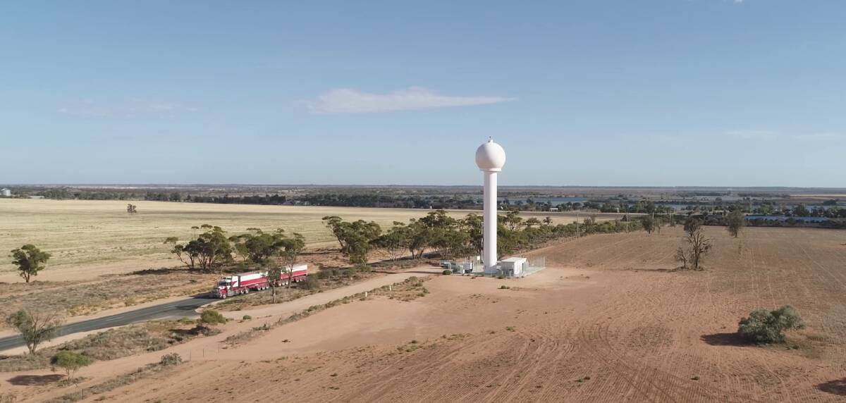 The Mildura radar installation - BOM fields many requests to expand its radar network even further. Picture: BOM.