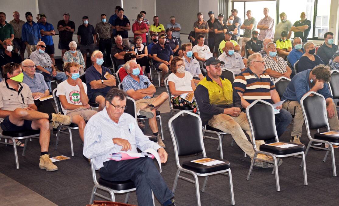 Farm auctions drew strong local interest across the state.